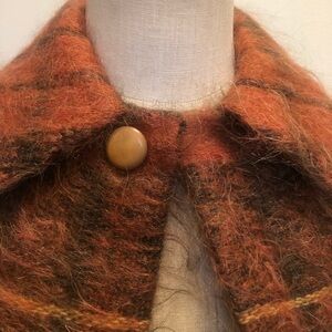 Vintage Andrew Stewart Mohair/ wool cape